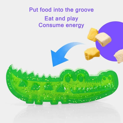 🐾Nowvely Slow-Feed Chew & Fetch Crocodile Dog Toy🐊
