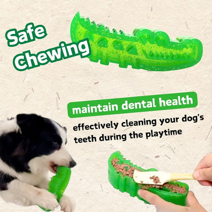 🐾Nowvely Slow-Feed Chew & Fetch Crocodile Dog Toy🐊