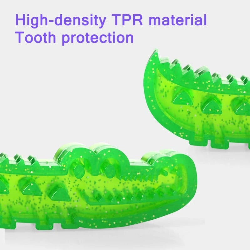 🐾Nowvely Slow-Feed Chew & Fetch Crocodile Dog Toy🐊